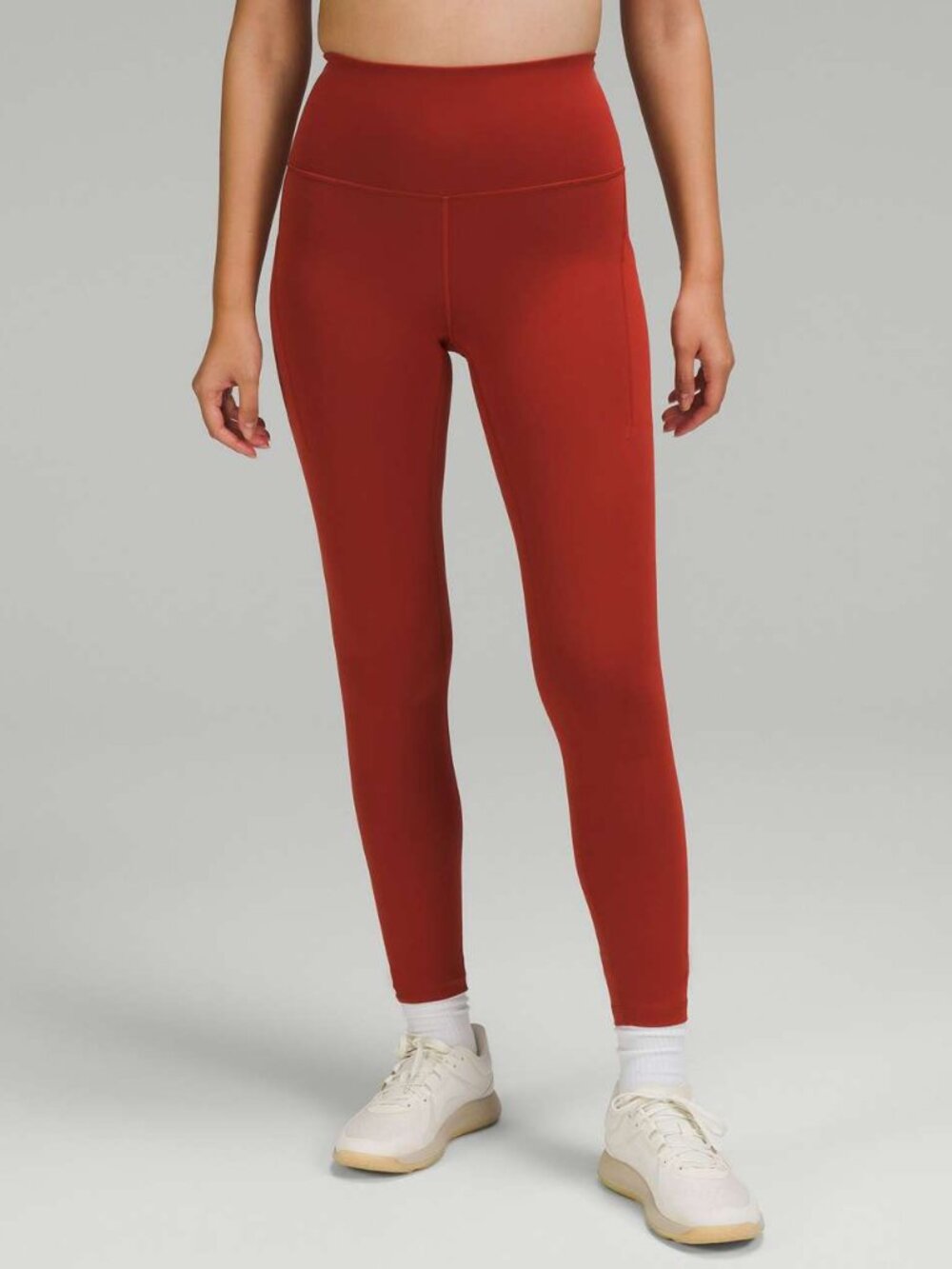 Lululemon Wunder Train High-Rise Tight with Pockets 25" Cayenne